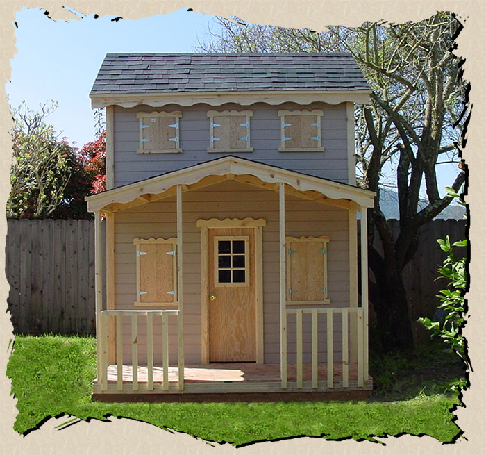 outdoor playhouse kits