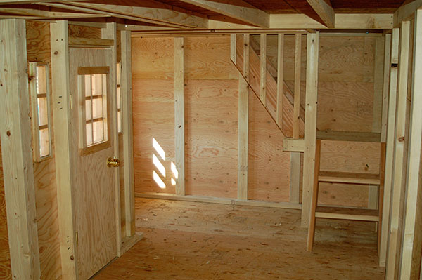 door and stairs of playhouse