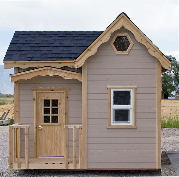Image of wood playhouse
