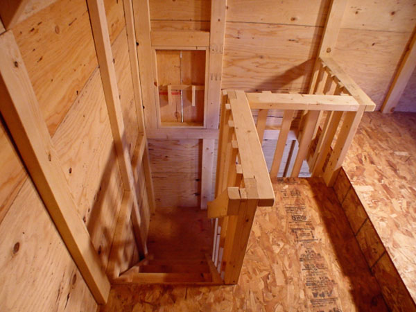 staircase in kids playhouse