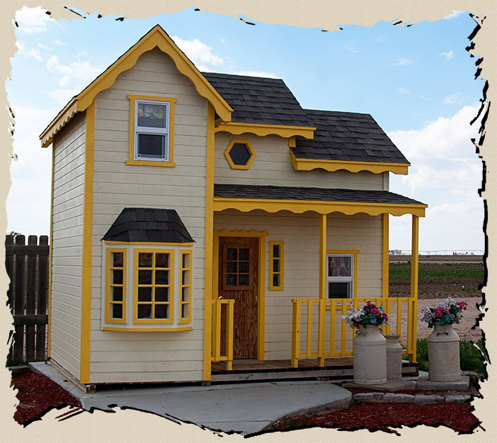 Cottage play house 2 story kit