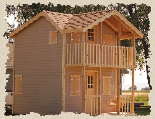 childrens outdoor playhouse