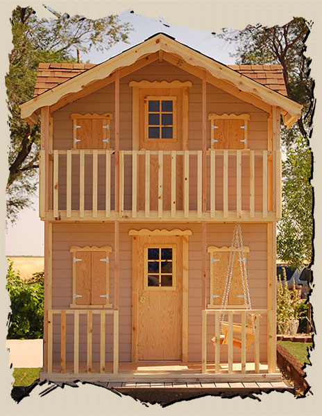 Childs outdoor playhouse plan