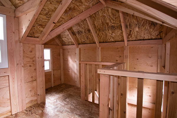 upstairs room in heritage kids playhouse