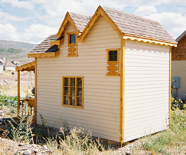 picture window on childs playhouse