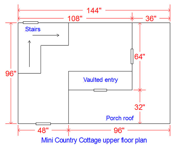 wood playhouse floorplan for kids